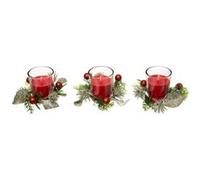 Fééric Lights and Christmas - Lot de 3 Bougies Parfumées "Feuilles" 180g La Fête des Délices G