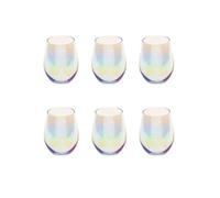 Feeric Lights & Christmas Lot de 6 gobelets en verre "Fantasy" 54 cl Transparent