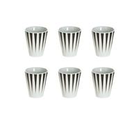 Fééric Lights and Christmas - Lot de 6 Tasses à Motifs "Merveilleux" 9cl Blanc