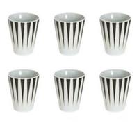 Fééric Lights and Christmas - Lot de 6 Tasses à Motifs "Merveilleux" 9cl Blanc Blanc G