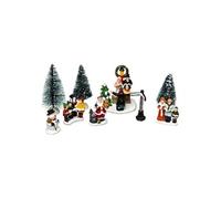 Figurines de Noël - FEERIC LIGHT & CHRISTMAS - Santons - Multicolore - 7x5x7 cm - Intérieur