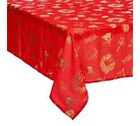 Nappe Imprimée "Soir de Noël" 140x360cm Rouge