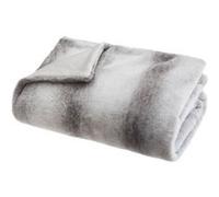 Fééric Lights and Christmas - Plaid Imitation Fourrure Cocon 130x160cm Gris Gris