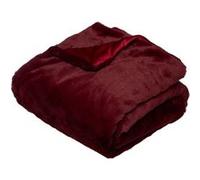 Fééric Lights and Christmas - Plaid Imitation Fourrure "Vintage" 125x150cm Rouge Rouge G