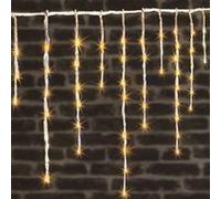 Fééric Lights and Christmas - Rideau Lumineux Led "Extérieur" 200cm Blanc Chaud