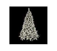 Sapin de Noël ""Windy peak"" 150cm vert floqué blanc Feeric lights & christmas