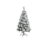 Feeric Lights et Christmas - Sapin de noël Minnesota 210cm Vert floqué Blanc