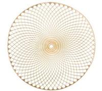 Fééric Lights and Christmas - Set de Table Rond "Grand Hôtel" 38cm Or G