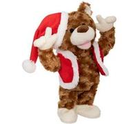 Fééric Lights and Christmas - Statuette de Noël Animée "Ours Fun" 31cm Marron Marron G