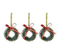 Fééric Lights and Christmas - Sujet de Noël 3 Couronnes "Soir" 5cm Vert Vert G
