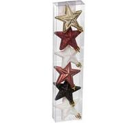 Fééric Lights and Christmas - Sujet de Noël 6 Étoiles "Grand Hôtel" 6cm Multicolore Multicolore G