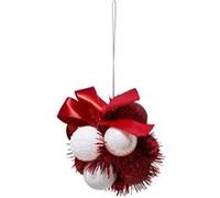 Fééric Lights and Christmas - Sujet de Noël Fleur Colorama 9cm Rouge & Blanc G