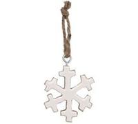 Fééric Lights and Christmas - Sujet de Noël Flocon "Glacé" 5cm Blanc Blanc G