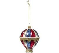 Sujet de Noël Montgolfière La Piste 9cm Multicolore Multicolore