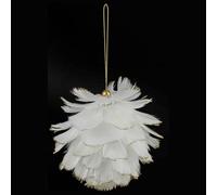 Fééric Lights and Christmas - Sujet de Noël Plume Héritage 15cm Blanc