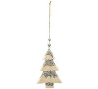Fééric Lights and Christmas - Sujet de Noël Sapin "Hors Piste" 15cm Naturel G