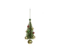 Fééric Lights and Christmas - Sujet de Noël Sapin Soir 19cm Vert & Or