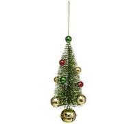 Fééric Lights and Christmas - Sujet de Noël Sapin "Soir" 19cm Vert & Or Vert G