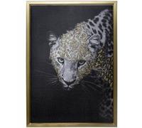 Tableau GENERIQUE Tableau Léopard Galerie des Merveilles 50x70cm Noir