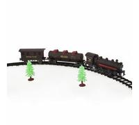 Fééric Lights and Christmas - Train de Noël Électrique 17 Pièces 55cm Gris