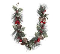 FEERIC LIGHTS & CHRISTMAS - Guirlande de noël Nature en Bois Branches Rouge 1m