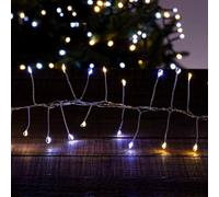 Feeric Lights et Christmas - Boa Lumineux extérieur 2.5m 200 LED Blanc Chaud/Froid + transfo