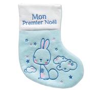 Feeric Lights et Christmas - Botte Feutrine Petit Modèle Ourson Surpiqué - Bleu