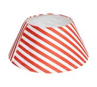 Feeric Lights et Christmas - Cache Pied de Sapin Polyester d.56cm Rayures Rouge et Blanc