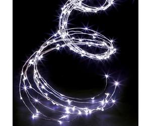 Feeric Lights et Christmas - Cascade Lumineuse extérieur 2m 400 LED Blanc Froid + transfo