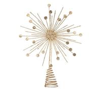 Feeric Lights et Christmas - Cimier de Sapin Marron glacé 100% Acier h27cm