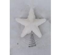 Feeric Lights et Christmas - Cimier étoile Doudou l.20cm Blanc