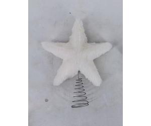 Feeric Lights et Christmas - Cimier étoile Doudou l.20cm Blanc