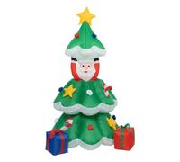 Feeric Lights et Christmas - Décoration Gonflable père noël et Sapin h180cm à transfo