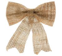 Feeric Lights et Christmas - Décoration nœud, Jute végétale, Hauteur 20 cm