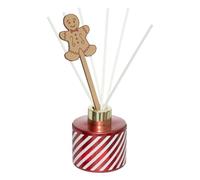 Feeric Lights & Christmas – Diffuseur de parfum Pain d'Épice – Verre imprimé rouge 100 ml