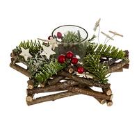 Feeric lights et christmas - Étoile 1 photophore bougie cp