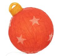 Forme acrylique boule de Noël lumineuse solaire 60 LED H.38cm - Feeric lights & christmas