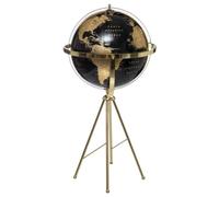 Feeric Lights et Christmas - Gm Globe Terre Noir Or h 79 cm