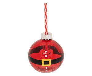 Feeric lights et christmas - Gobelet verre boule de Noël assorti - Rouge