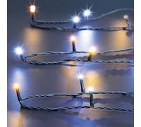 Feeric Lights et Christmas - Guirlande Lumineuse extérieur 48 LED Blanc Froid/Chaud 3.5m