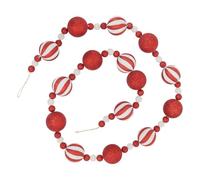 Feeric Lights et Christmas - Guirlande polystyrène Boules l.1,85 m Rouge et Blanc