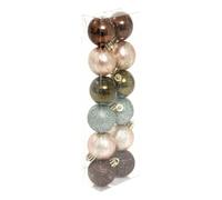 Feeric Lights et Christmas - Lot de 12 Boules d.4cm Secrets des Bois