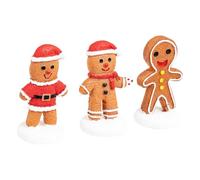 Accessoire pour Village de Noël Set de 3 Figurines Pain d'épice - Feeric Christmas