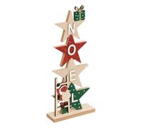 Feeric Lights et Christmas - Mot Bois Noel Etoile h28