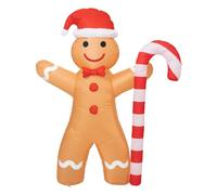 Feeric Lights et Christmas - Pain d épice Gonflable h140cm à transfo