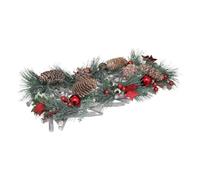 Feeric Lights & Christmas Boules à neige Train de Noël 20 cm Rouge – Lot de 3