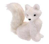 Feeric Lights et Christmas - Renard Blanc avec Paillettes 26cm en polyfoam