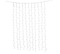 Feeric Lights et Christmas - Rideau de façade Lumineux extérieur Solaire 204 LED Blanc Chaud l.120cm