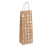 Feeric lights et christmas - Sac cadeau holographique taille bouteille kraft