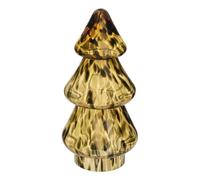 Feeric Lights et Christmas - Sapin de noël décoratif en Verre Motif léopard h. 30 cm